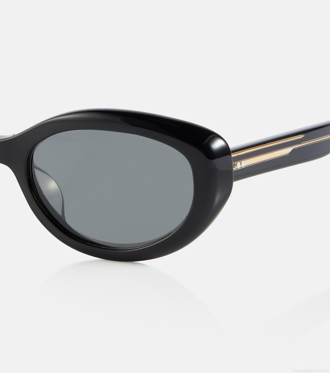 Khaitex Oliver Peoples 1969C oval sunglasses