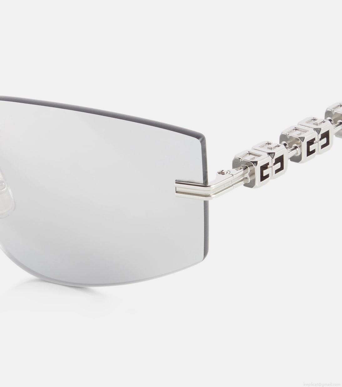 Givenchy4Gem rectangular sunglasses