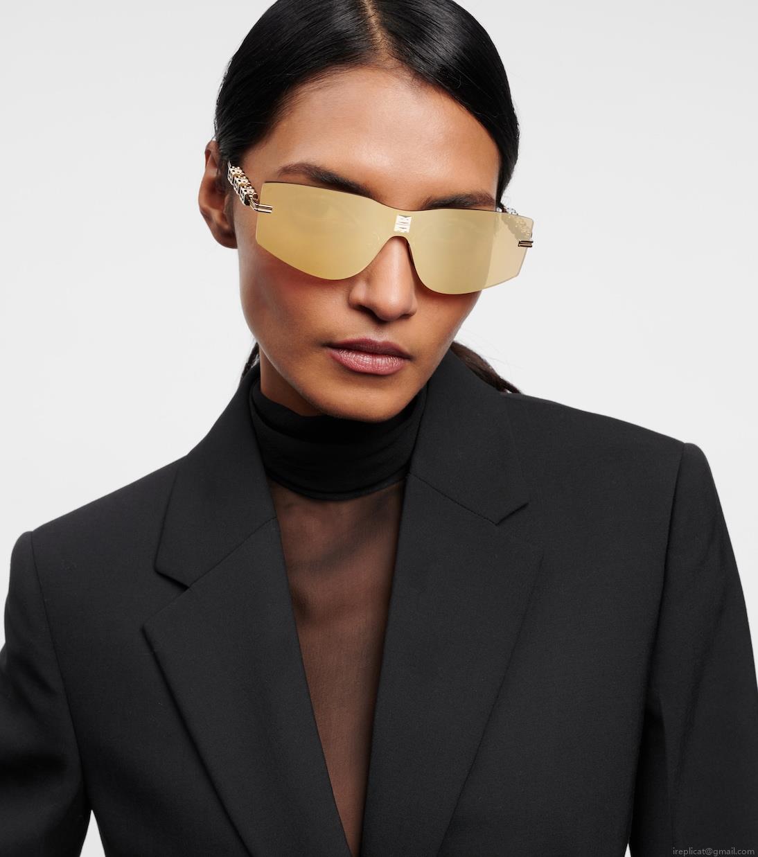 Givenchy4Gem rectangular sunglasses