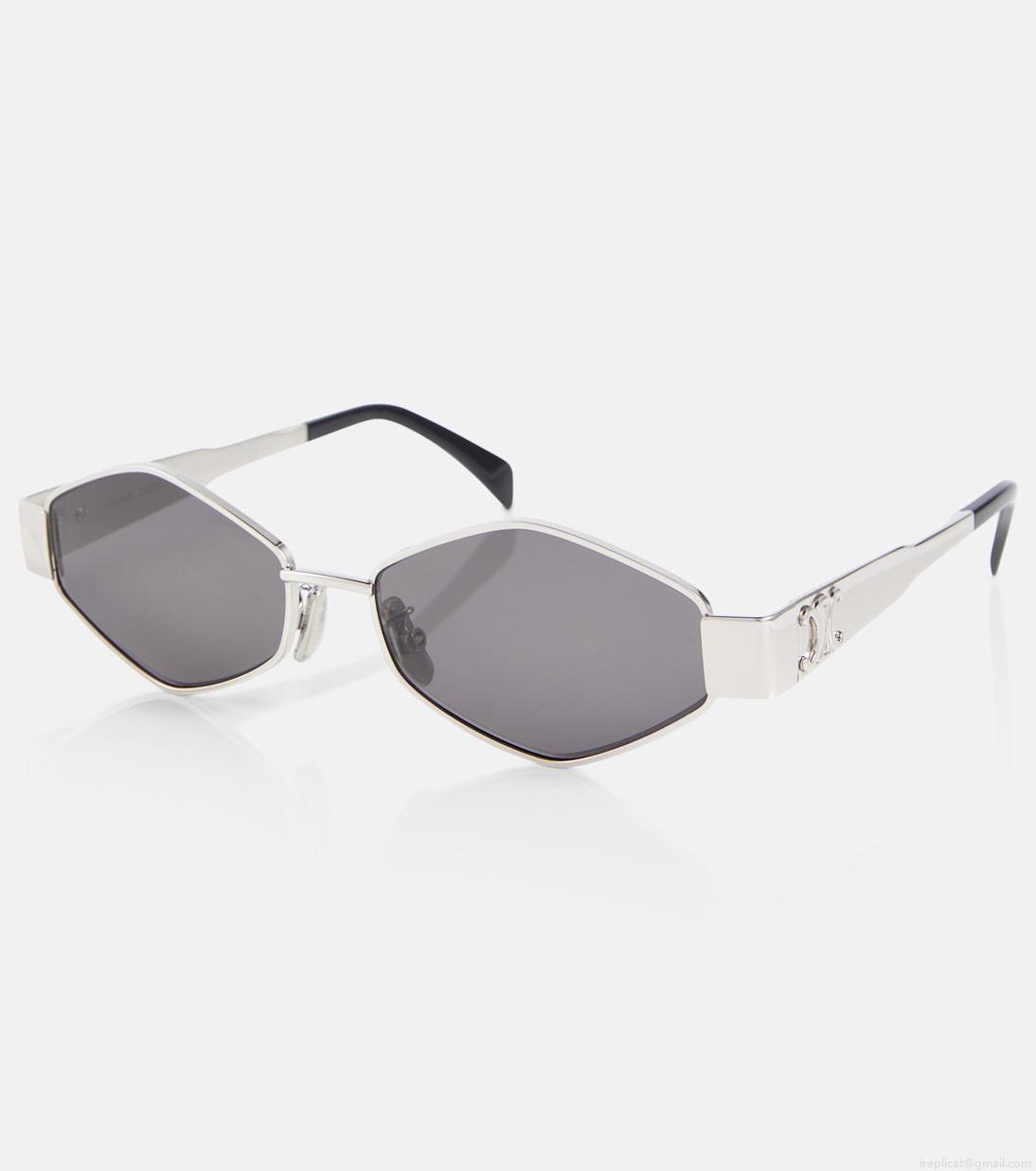 Celine EyewearTriomphe hexagonal sunglasses