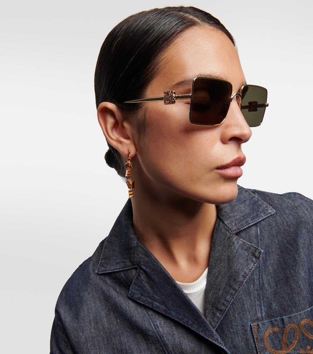 LoeweRectangular sunglasses