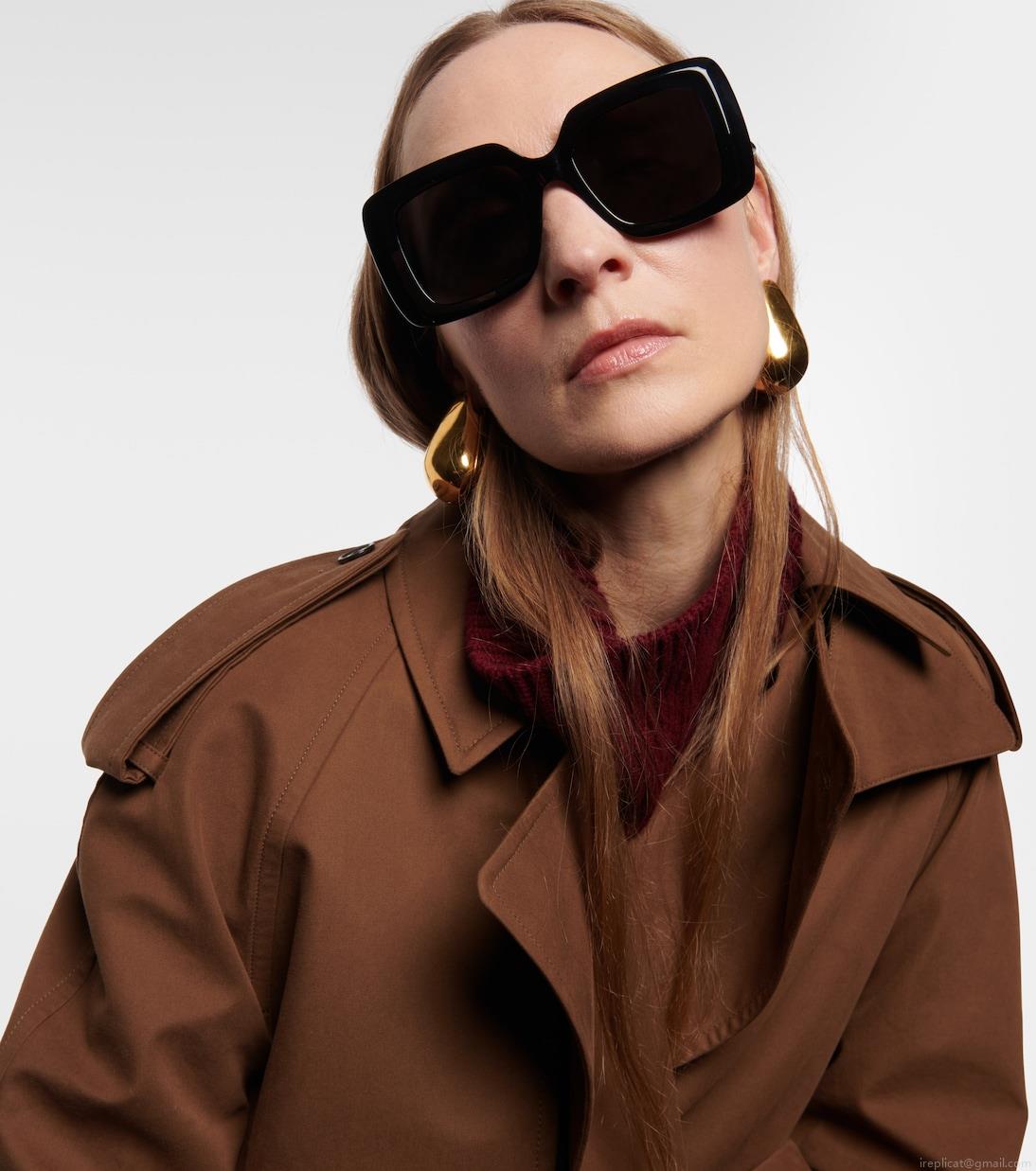 Celine EyewearBold 3 Dots square sunglasses