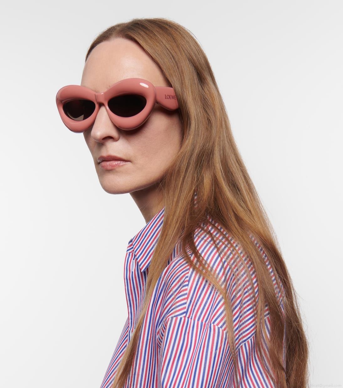 LoeweInflated cat-eye sunglasses