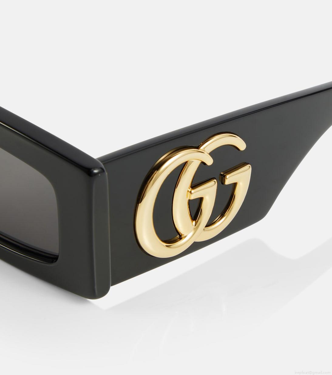 GucciDouble G rectangular sunglasses