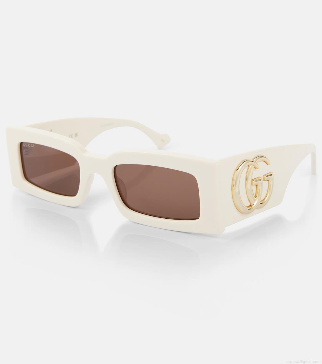 GucciDouble G rectangular sunglasses