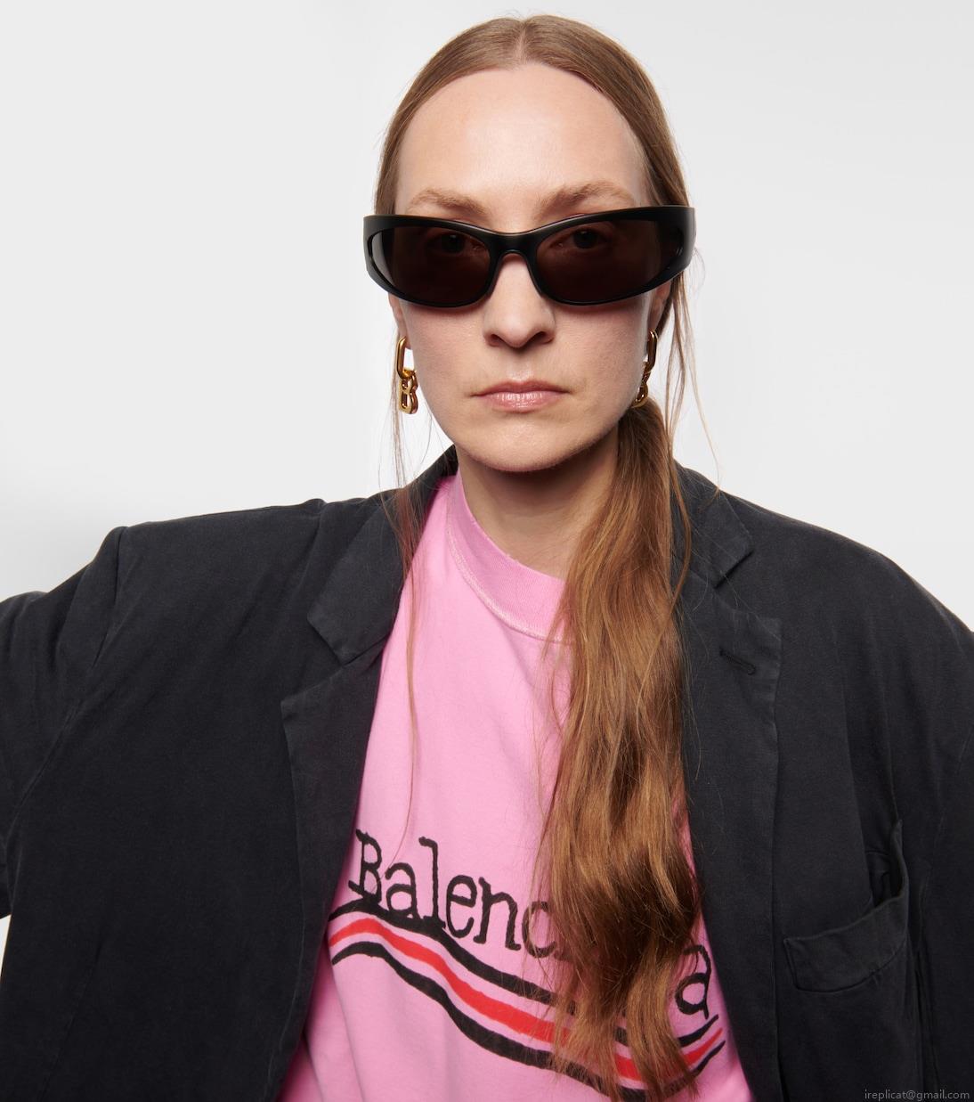 BalenciagaReverse Xpander oval sunglasses