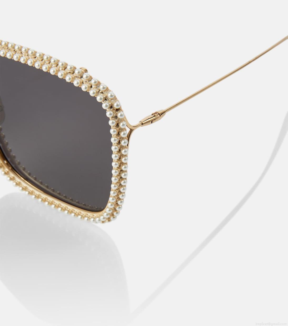 Dior EyewearMissDior S2U embellished square sunglasses