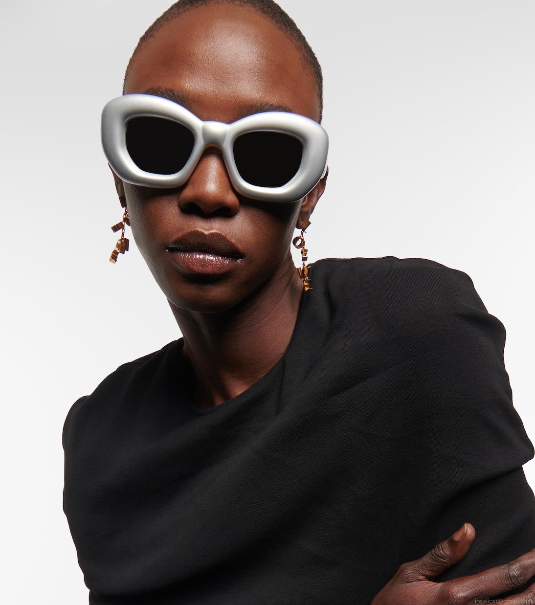 LoeweInflated rectangular sunglasses