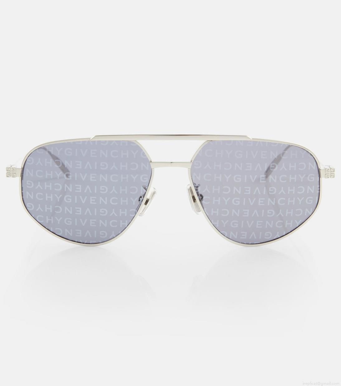 GivenchyGvspeed logo aviator sunglasses