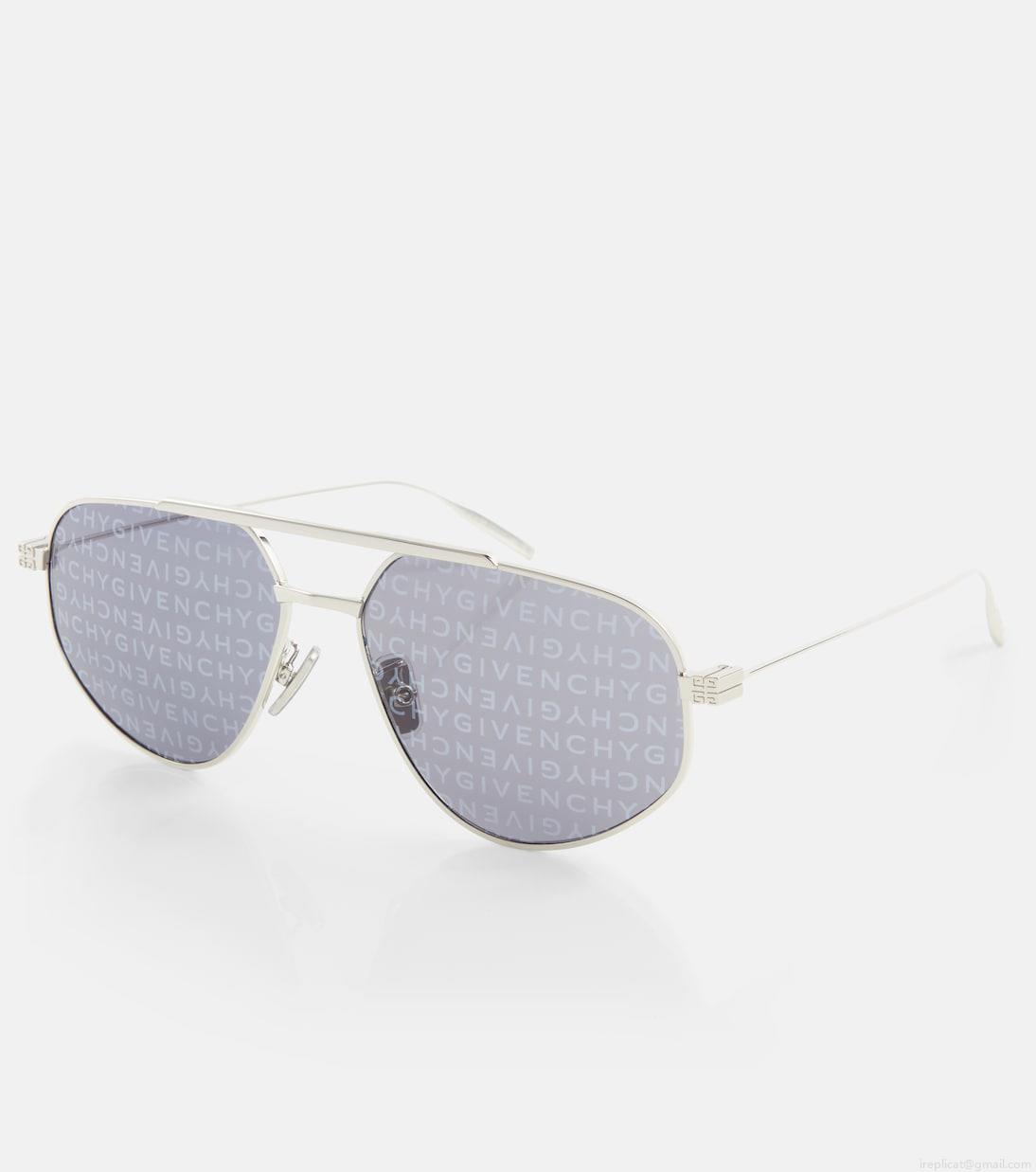 GivenchyGvspeed logo aviator sunglasses