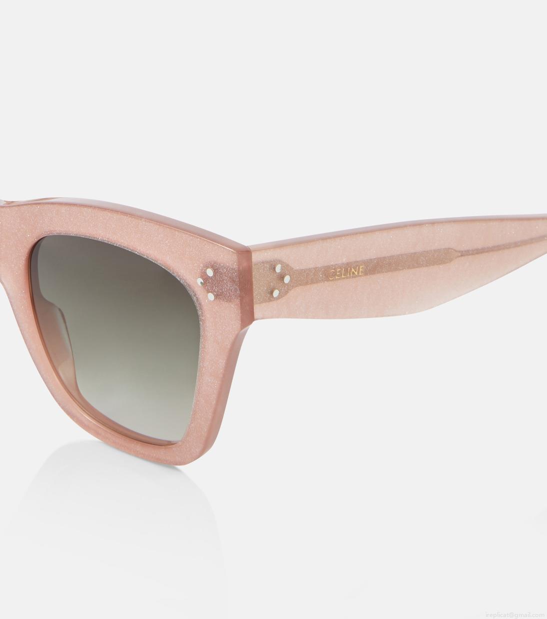 Celine EyewearBold 3 Dots cat-eye sunglasses