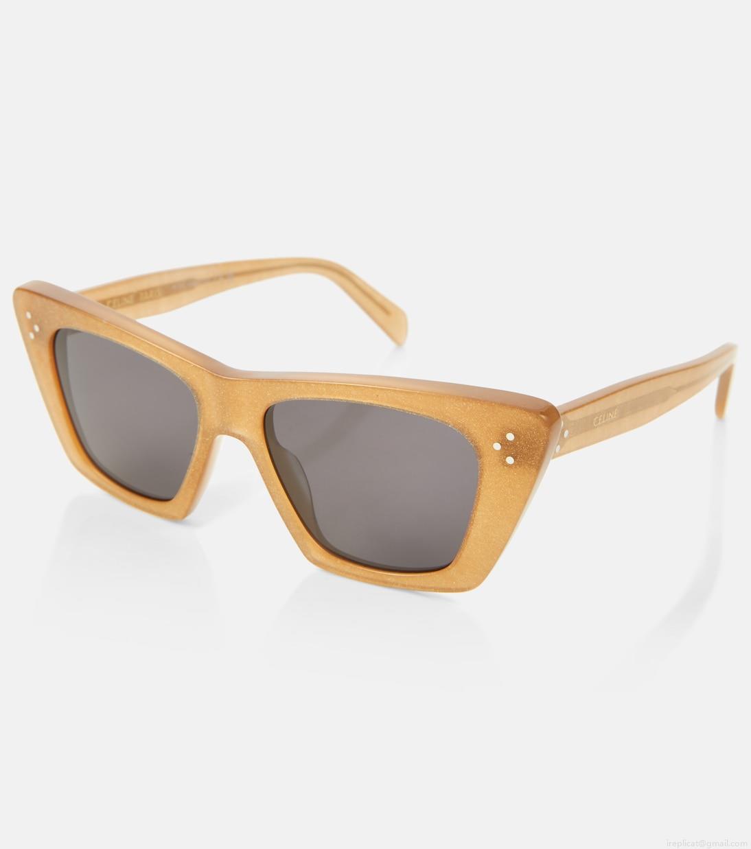 Celine EyewearBold 3 Dots cat-eye sunglasses