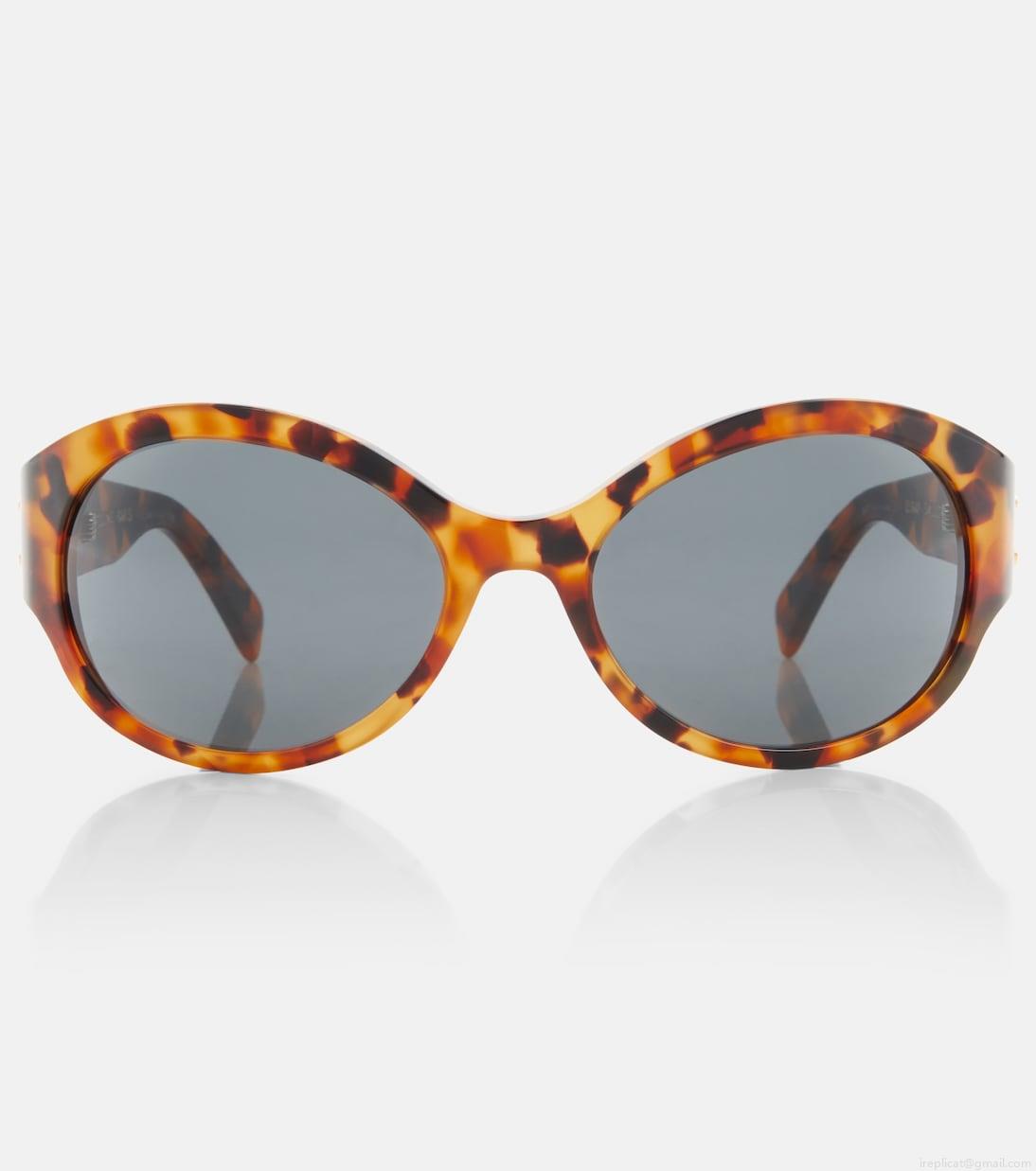 Celine EyewearTriomphe oval sunglasses