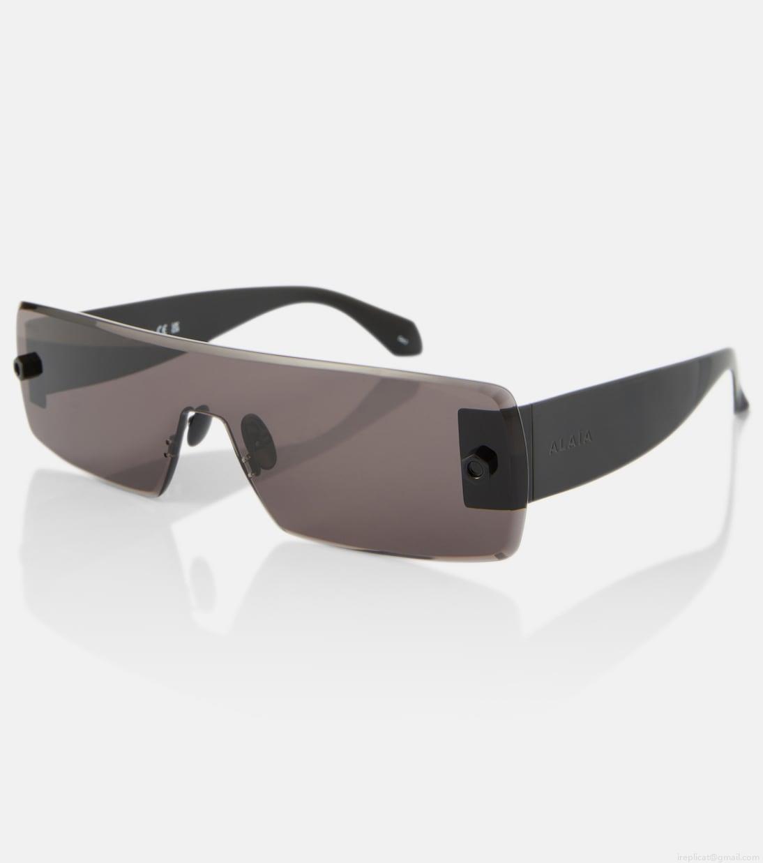 AlaïaLogo rectangular sunglasses