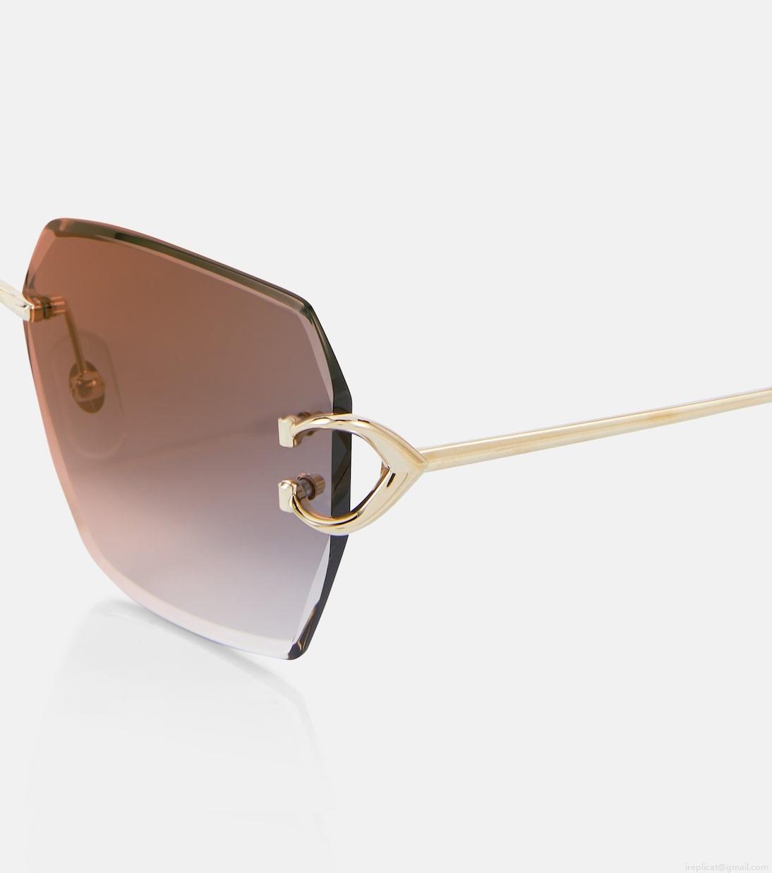 Cartier Eyewear CollectionSignature C de Cartier square sunglasses