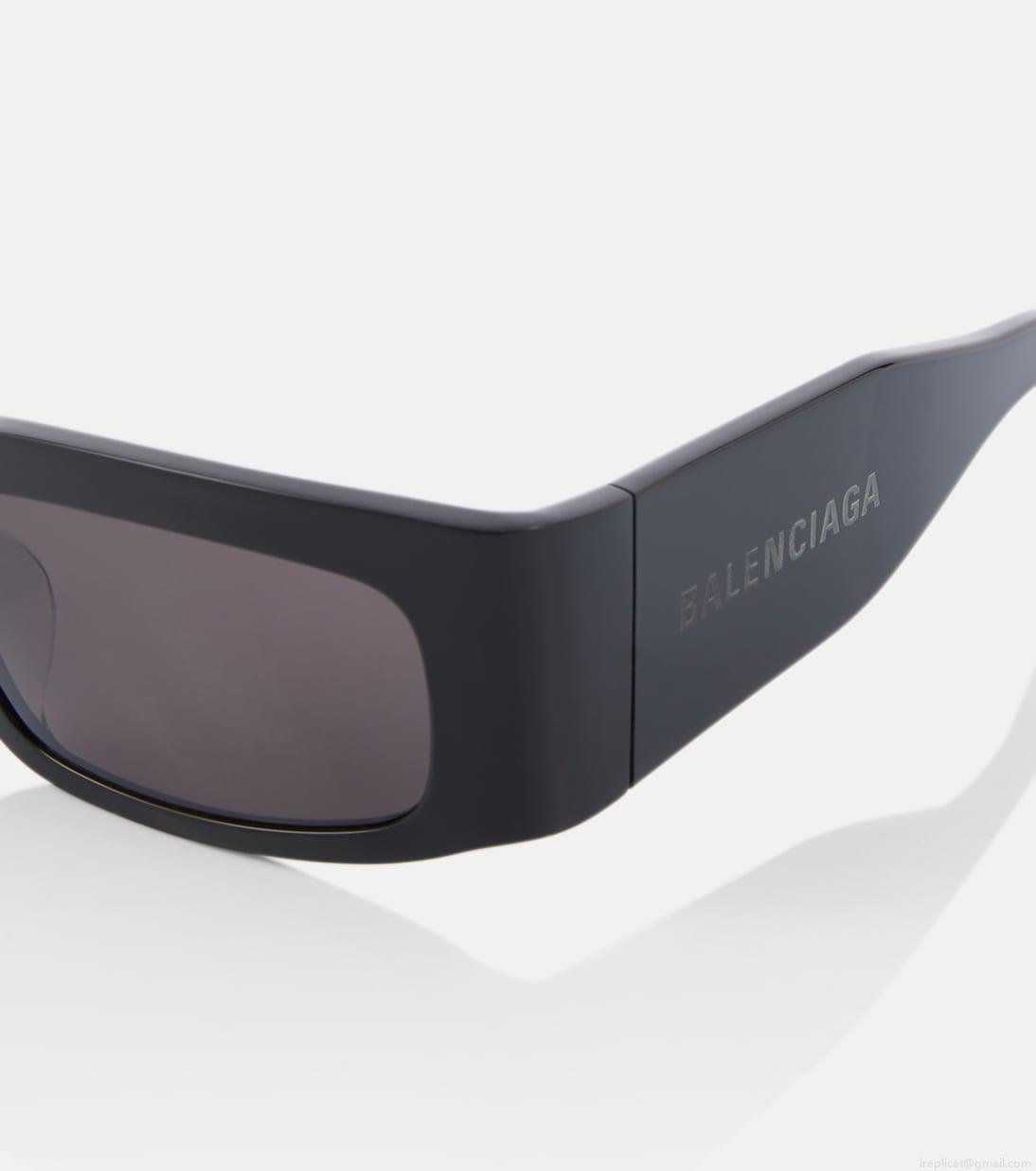 BalenciagaLogo rectangular sunglasses