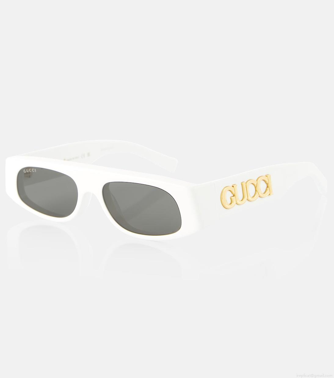 GucciRunway rectangular sunglasses