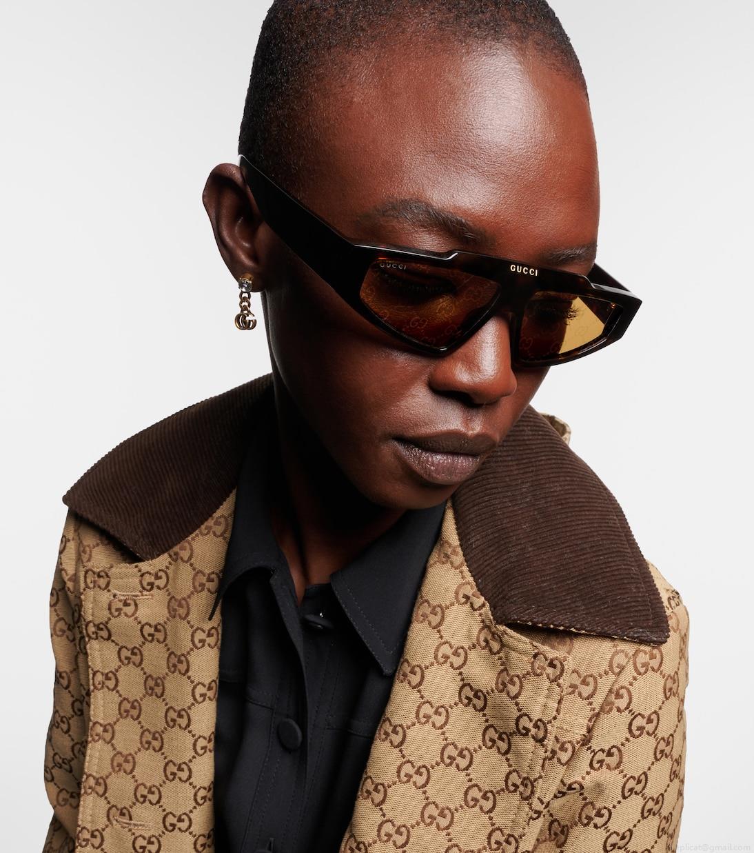 GucciGG flat-top sunglasses