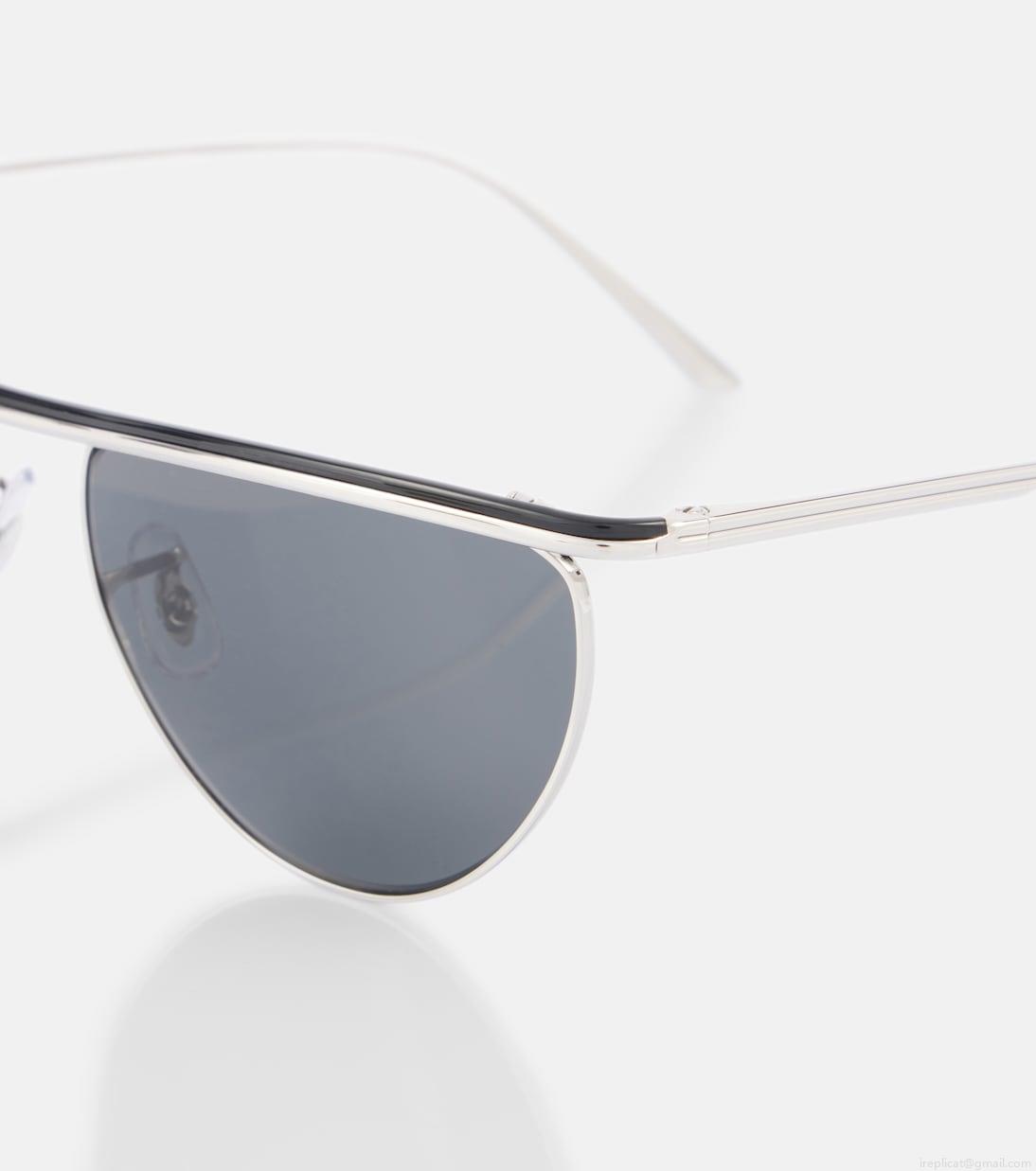 Khaitex Oliver Peoples flat-top sunglasses