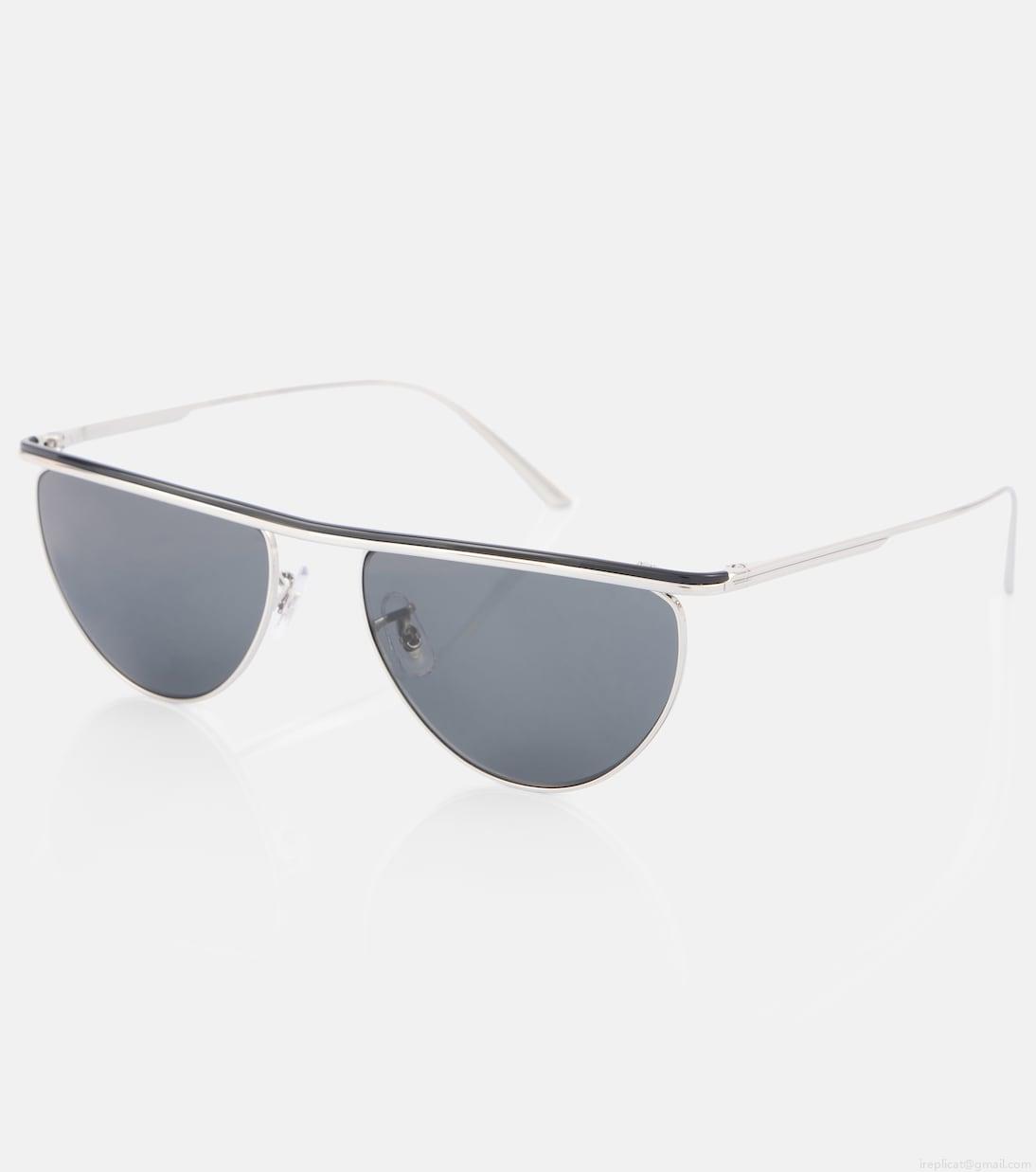 Khaitex Oliver Peoples flat-top sunglasses