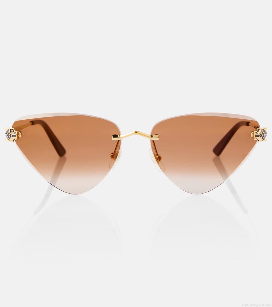 Cartier Eyewear CollectionPanthère de Cartier cat-eye sunglasses