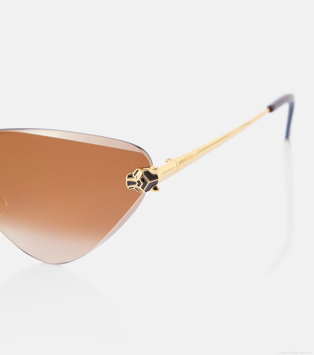 Cartier Eyewear CollectionPanthère de Cartier cat-eye sunglasses