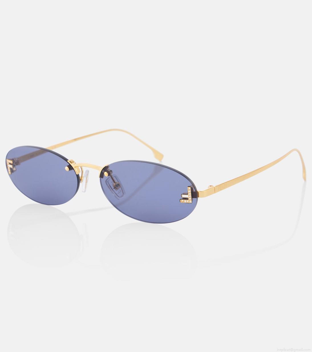 FendiFirst Crystal embellished sunglasses