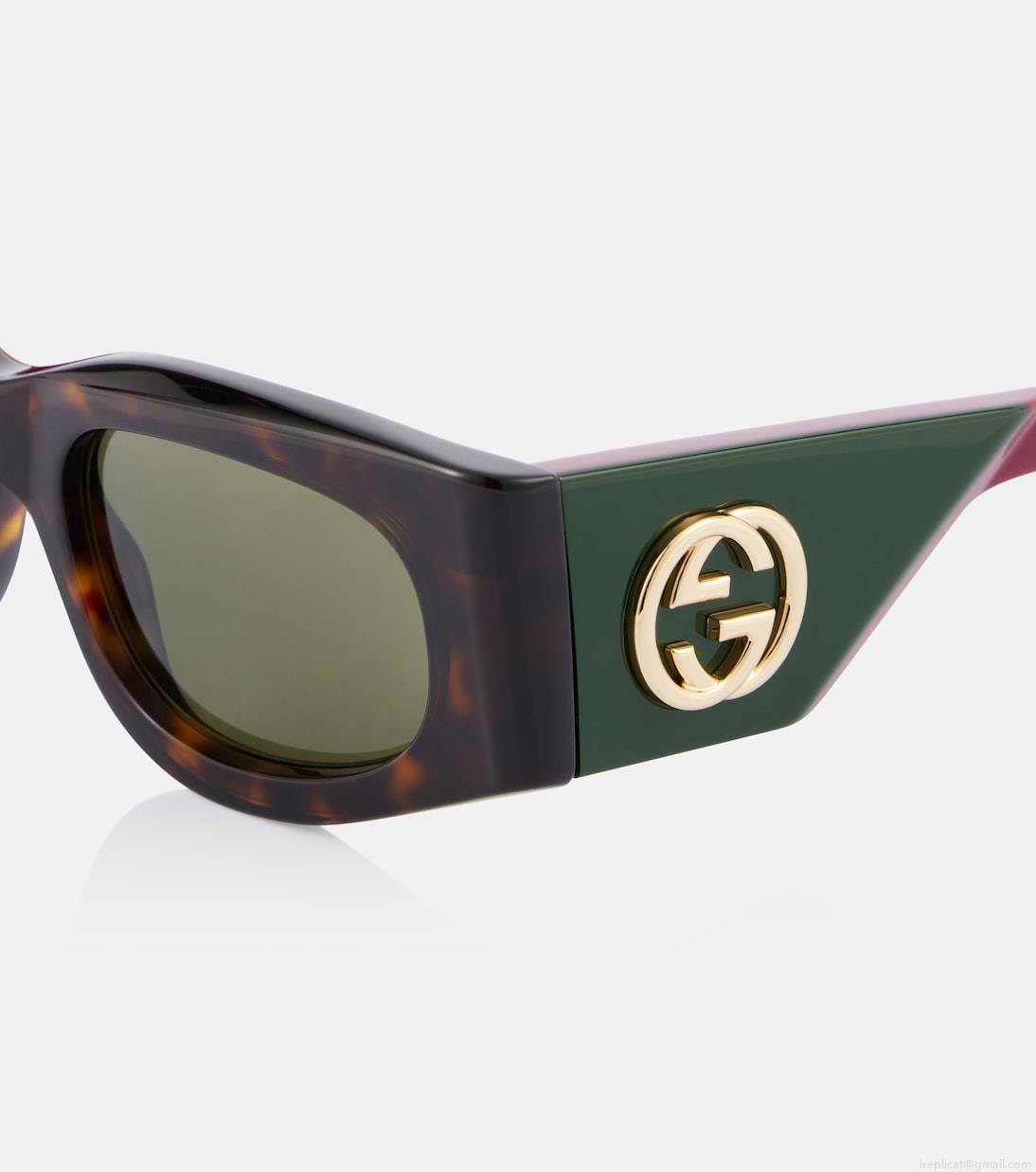 GucciInterlocking G rectangular sunglasses