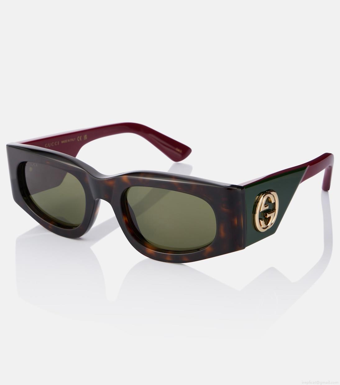 GucciInterlocking G rectangular sunglasses